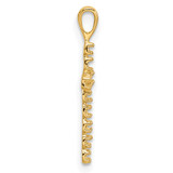 14k Latin Cross Pendant Mounting - PM-BB637A4E-7359