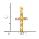 14k Latin Cross Pendant Mounting - PM-BB637A4E-7359