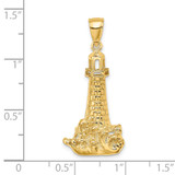 14K Lighthouse W/ Wave Charm - K7-5A906A82-3033