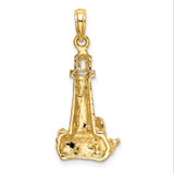 14K Lighthouse W/ Wave Charm - K7-7FA3B479-3796