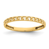 14K Link Design Ring - R6-5ED52555-4644