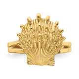 14K Lion's Paw Shell Ring - R6-1432F33A-1411