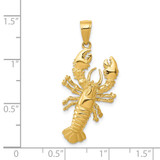 14k Lobster Pendant - C3-88638C8B-3761