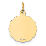 14k Love Birds Disc Charm