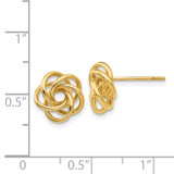 14k Love Knot Earrings - H4-5184193F-3597