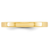 10k Yellow Gold 2.5mm Lightweight Flat Wedding Band Size 7.5