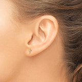 14k Madi K Children's Cross Post Earrings - GK-F7FEDCE5-4228