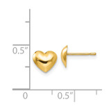 14k Madi K Children's Heart Post Earrings - GK-B6E4E2A6-4508