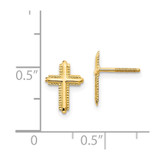 14k Madi K Cross Post Earrings - SE-28234351-2390