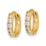 14k Madi K CZ Hinged Hoop Earrings - GK-2EBCC3D9-2108