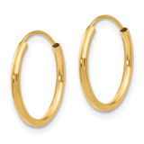 14k Madi K Endless Hoop Earrings - SE-4049CCDE-9998