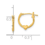 14k Madi K Heart Hoop Earrings - GK-DD7A1319-9855