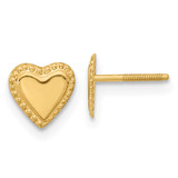 14k Madi K Heart Post Earrings - GK-041520AE-7981