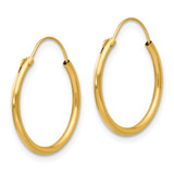 14k Madi K Hoop Earrings - SE-30BFF96D-5930