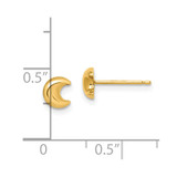 14k Madi K Moon Post Earrings - GK-CD1677CC-2940