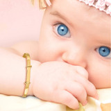 14K Madi K Polished Expandable Baby Bangle