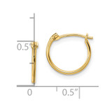 14K Madi K Polished Hinged Hoop Earrings - GK-08707897-1386