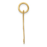 14K Medium Fancy Script Letter J Initial Charm