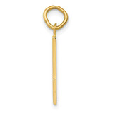 14k Medium Polished Number 4 Charm - MP-281BC894-6547