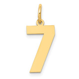 14k Medium Polished Number 7 Charm - LM-C75B2DE6-3677