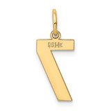 14k Medium Polished Number 7 Charm - LM-C75B2DE6-3677