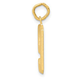 14k Medium Polished Number 9 Charm - MP-1C483D63-3405