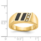 14k Mens Band Mounting