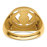 14k Men's Claddagh Ring Mounting