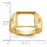 14k Men's ring mounting - Y1-BAA66DC7-1316