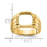 14k Men's ring mounting - Y1-FDFECCE2-5982