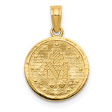 14k Miraculous Medal Pendant - M1-2DFFDE2A-7370