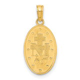 14k Miraculous Medal Pendant - M1-BC3CA5F2-8255