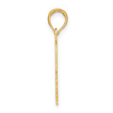 14K MOMMY'S GIRL In Heart w/Banner Charm