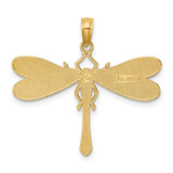 14K Multi Color Enamel Dragonfly Charm - K6-F6728B7C-2752