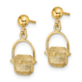 14K Nantucket Basket Earrings - TE-7759E21B-7523