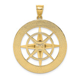 14K Nautical Compass Charm - K7-7995DCD5-4630
