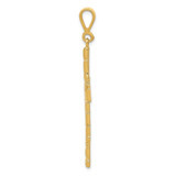 14k Nugget Style Cross Pendant - C1-01341C77-5077