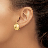 14k Omega Post Earrings - H9-67DC45D8-4116