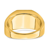 14k Onyx and Diamond Eagle Mens Ring