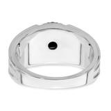 14k Onyx and Diamond Mens Ring - RM-097515AB-6032