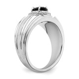 14k Onyx and Diamond Mens Ring - RM-097515AB-6032