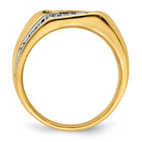 14k Onyx and Diamond Mens Ring - RM-3B8BAF97-8358