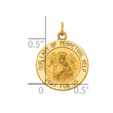 14k Our Lady of Perpetual Help Medal Charm - XA-F7395A45-3703