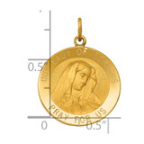 14k Our Lady of Sorrows Medal Pendant - D3-57503449-5511