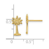 14k Palm Tree Post Earrings - TF-F81496D0-2789