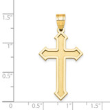 14k Passion Cross Pendant - XK-BE007519-9315