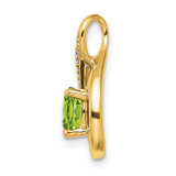 14k Peridot and Diamond Pendant - PM-57414987-9234