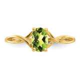 14k Peridot Birthstone Ring - XB-12DEF9EB-6087