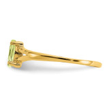 14k Peridot Birthstone Ring - XB-514B075B-2562