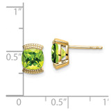 14k Peridot Post Earrings - EM-B6BC52C9-9795